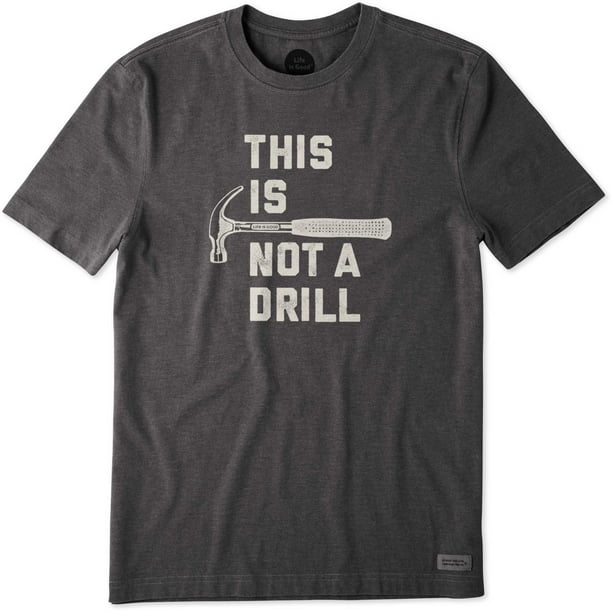 Not a Drill Printed Tee Shirts in Men's Big and Tall and Regular Sizes Not a Drill Printed Tee Shirts in Men's Big and Tall and Regular Sizes